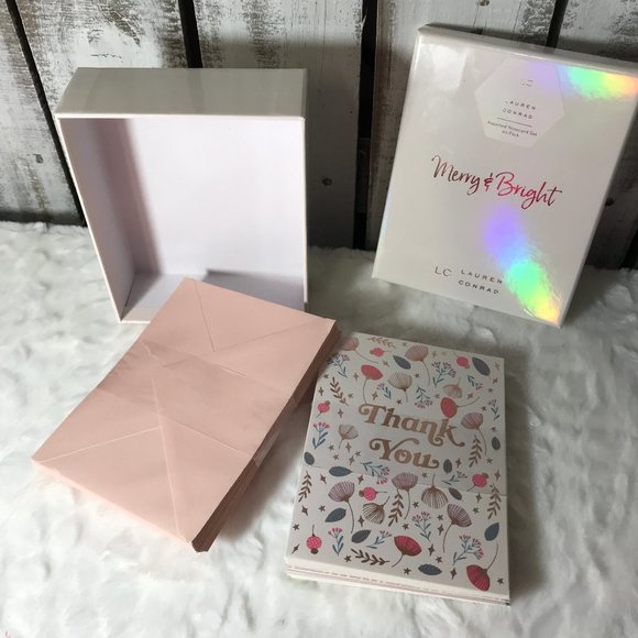 LC Lauren Conrad Assorted Notecard Set 20 Pack new - Picture 5 of 14
